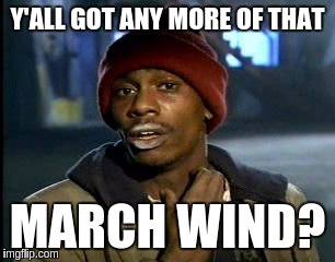 Y'all Got Any More Of That Meme | Y'ALL GOT ANY MORE OF THAT MARCH WIND? | image tagged in memes,yall got any more of | made w/ Imgflip meme maker
