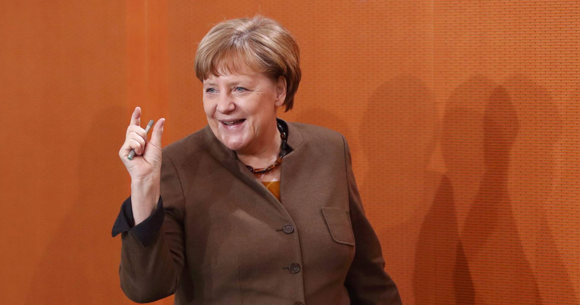 merkel Blank Meme Template