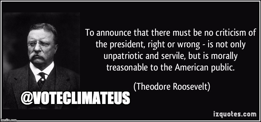 Criticism is patriotic | @VOTECLIMATEUS | image tagged in climate change,climate,patriotic,political meme | made w/ Imgflip meme maker