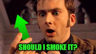 SHOULD I SMOKE IT? | made w/ Imgflip meme maker