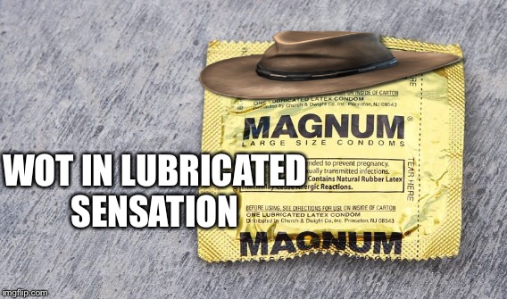 Wot in sexual preparation  | WOT IN LUBRICATED SENSATION | image tagged in trojan,condom,wot in tarnation | made w/ Imgflip meme maker