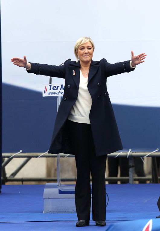 marine le pen  Blank Meme Template