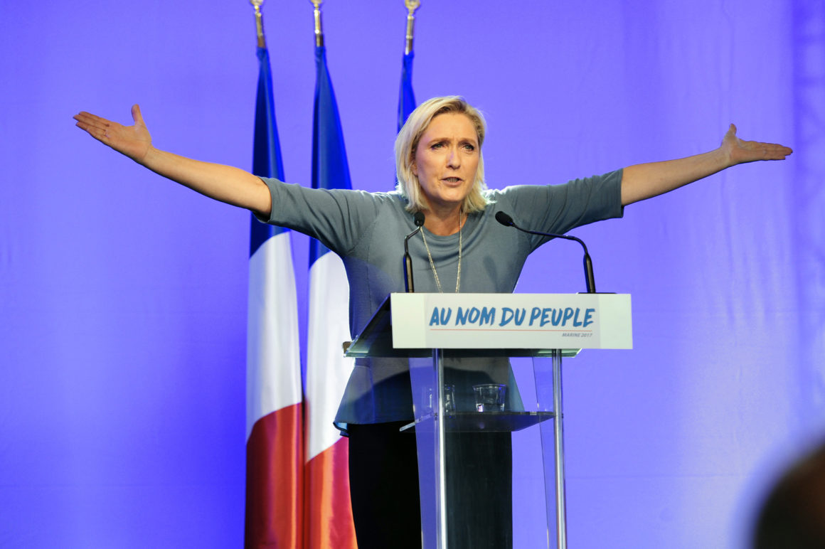 High Quality marine le pen  Blank Meme Template