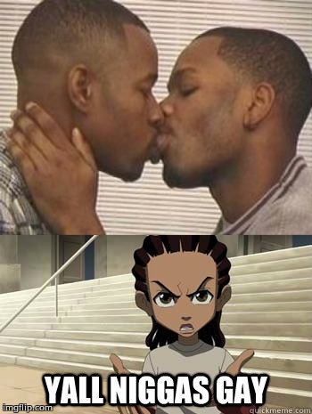 Yall Niggas are gay | image tagged in riley freeman,gay niggas | made w/ Imgflip meme maker