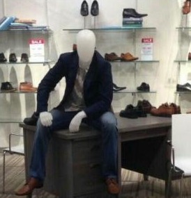 High Quality Cool mannequin  Blank Meme Template