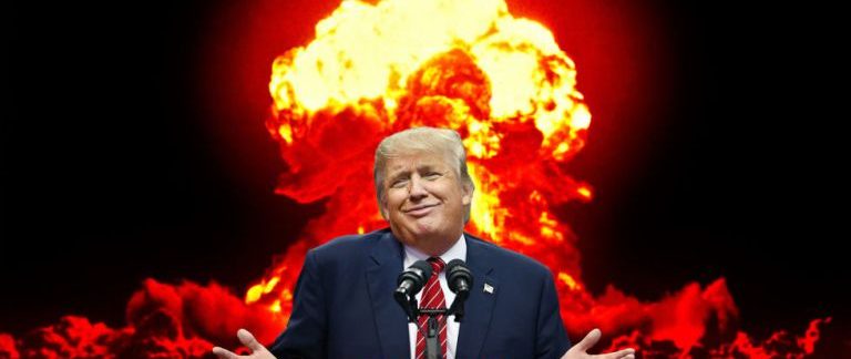 Trump Nuclear Option Blank Meme Template