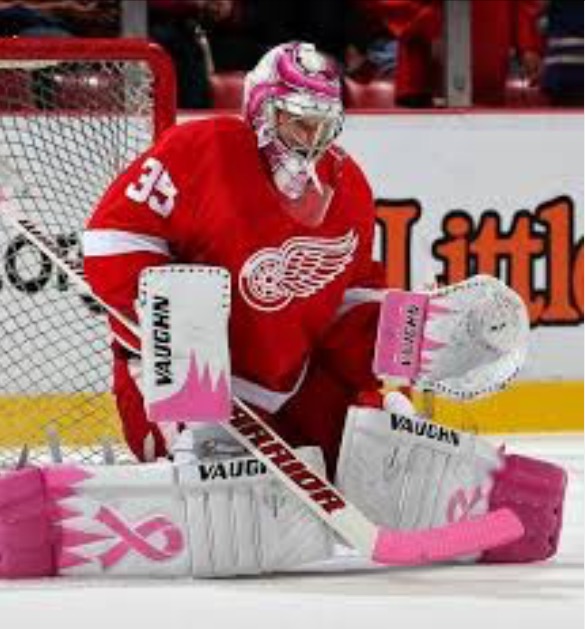 High Quality Goalie in pink Blank Meme Template