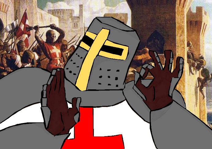 when the deus vult is deus vult Blank Meme Template