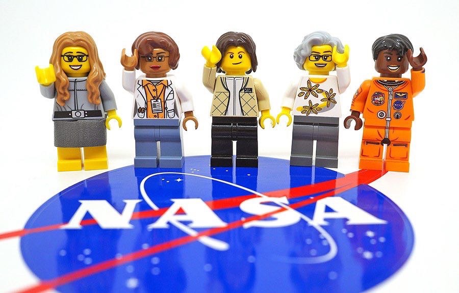 LEGO female scientist template Blank Meme Template