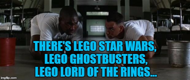 There's 1x1, 2x1, 2x2, 2x3... | THERE'S LEGO STAR WARS, LEGO GHOSTBUSTERS, LEGO LORD OF THE RINGS... | image tagged in forrest gump,memes,lego week,lego,films,bubba | made w/ Imgflip meme maker