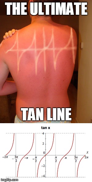 I f***ing love math | THE ULTIMATE; TAN LINE | image tagged in memes,tan,tangent,math | made w/ Imgflip meme maker