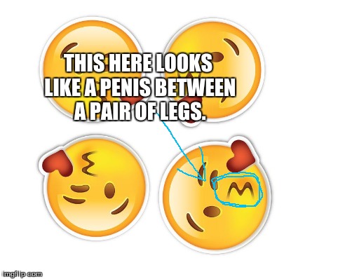 THIS HERE LOOKS LIKE A PENIS BETWEEN A PAIR OF LEGS. | made w/ Imgflip meme maker