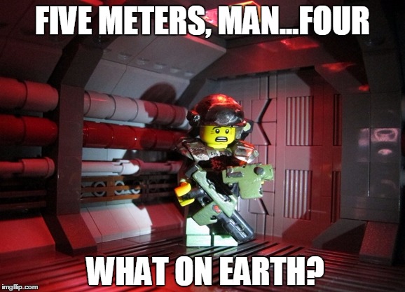 FIVE METERS, MAN...FOUR WHAT ON EARTH? | made w/ Imgflip meme maker