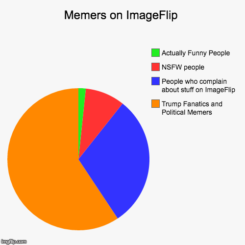 Breakdown of Memers on ImageFlip | image tagged in funny,pie charts,memers | made w/ Imgflip chart maker