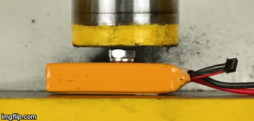 how to properly dispose of a battery | image tagged in gifs,battery | made w/ Imgflip video-to-gif maker