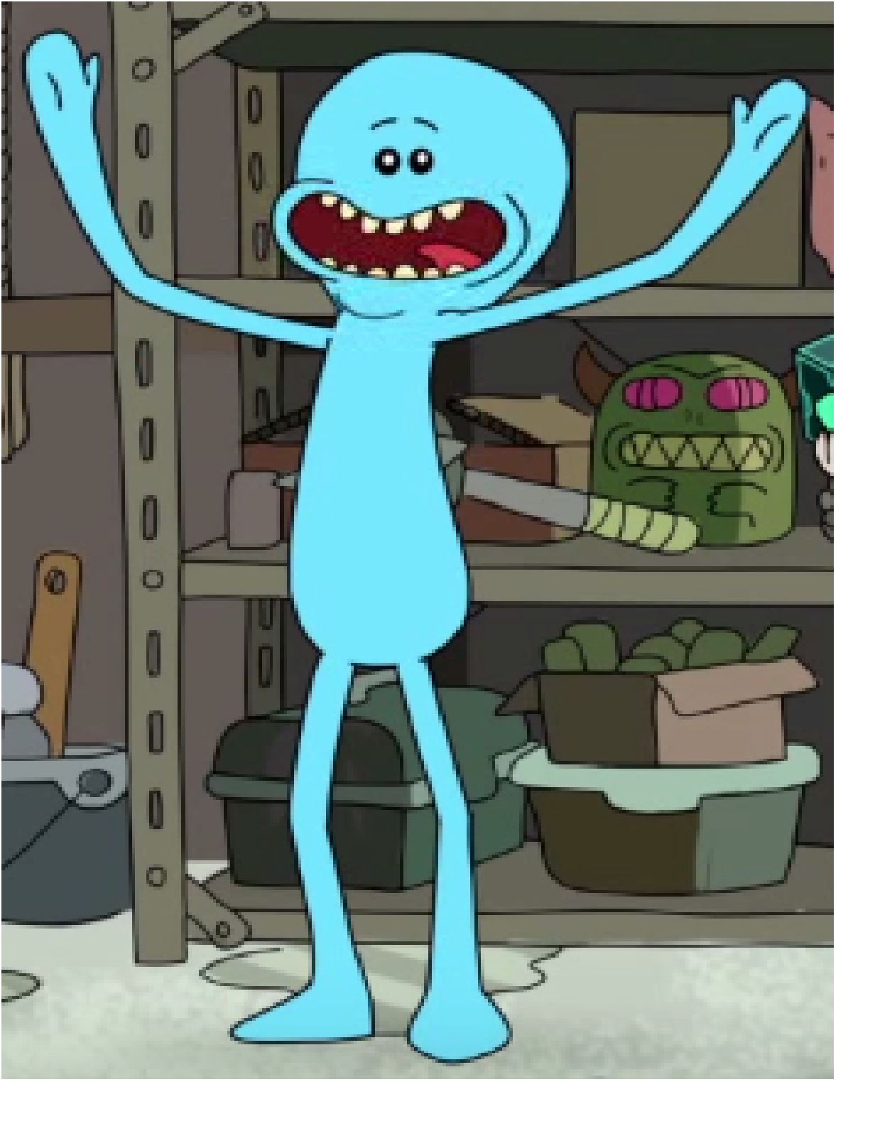 meeseeks Blank Meme Template