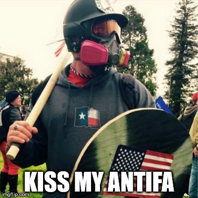 Roll Models 2 | KISS MY ANTIFA | image tagged in patriots,antifa | made w/ Imgflip meme maker