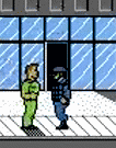 Total Recall  | image tagged in gifs,total recall,schwarzenegger,arnie,nes,gameplay | made w/ Imgflip video-to-gif maker