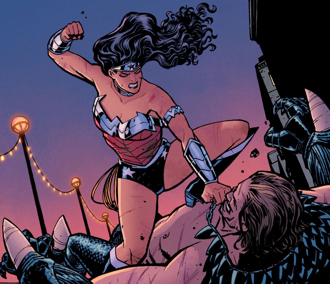 Wonder Woman beatdown Blank Meme Template
