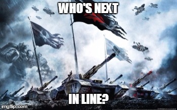 Yeah! Who's next?? | WHO'S NEXT; IN LINE? | image tagged in supreme commander 2 - big battle,supreme commander 2,cool,big battle | made w/ Imgflip meme maker