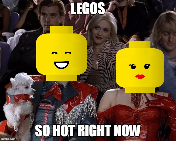 Minifigure Everybody | LEGOS; SO HOT RIGHT NOW | image tagged in memes,mugatu so hot right now,lego week | made w/ Imgflip meme maker