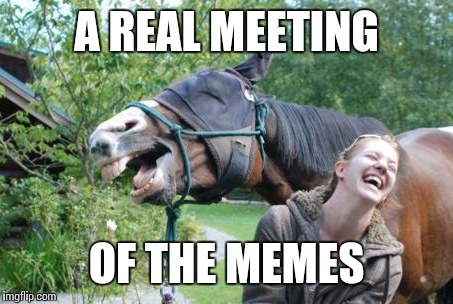 A REAL MEETING OF THE MEMES | made w/ Imgflip meme maker