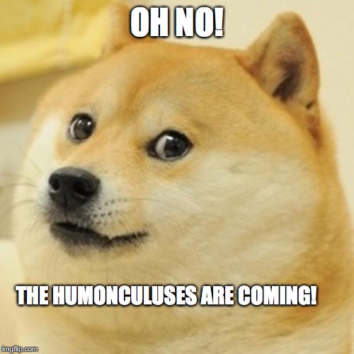 Doge | OH NO! THE HUMONCULUSES ARE COMING! | image tagged in memes,doge | made w/ Imgflip meme maker