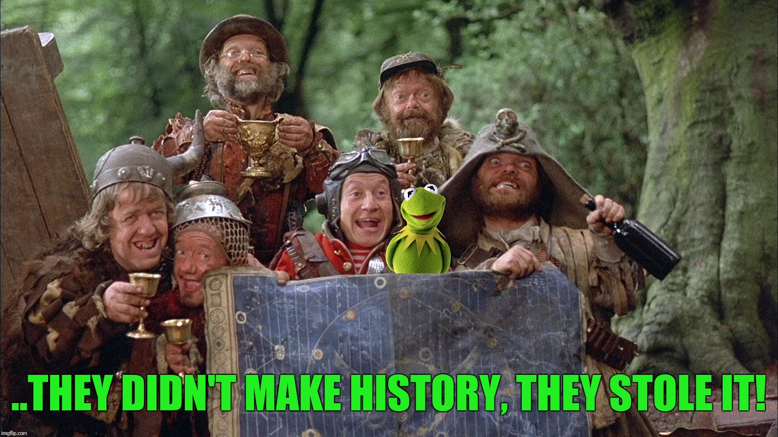 ..THEY DIDN'T MAKE HISTORY, THEY STOLE IT! | made w/ Imgflip meme maker