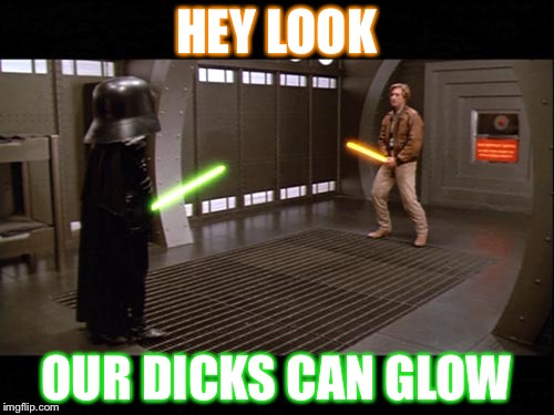 Spaceballs | HEY LOOK; OUR DICKS CAN GLOW | image tagged in spaceballs | made w/ Imgflip meme maker