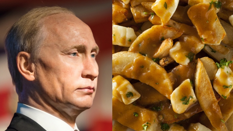 Putin-Poutine Blank Meme Template