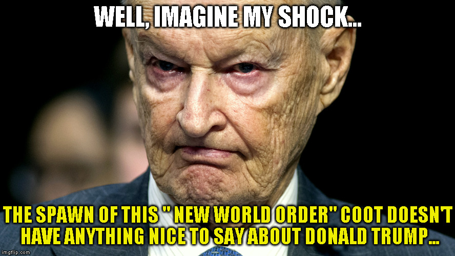 zbigniew Brzezinski | WELL, IMAGINE MY SHOCK... THE SPAWN OF THIS " NEW WORLD ORDER" COOT DOESN'T HAVE ANYTHING NICE TO SAY ABOUT DONALD TRUMP... | image tagged in zbigniew brzezinski | made w/ Imgflip meme maker
