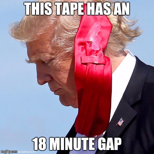 THIS TAPE HAS AN; 18 MINUTE GAP | image tagged in tape | made w/ Imgflip meme maker