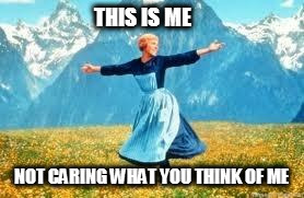 Look At All These | THIS IS ME; NOT CARING WHAT YOU THINK OF ME | image tagged in memes,look at all these | made w/ Imgflip meme maker