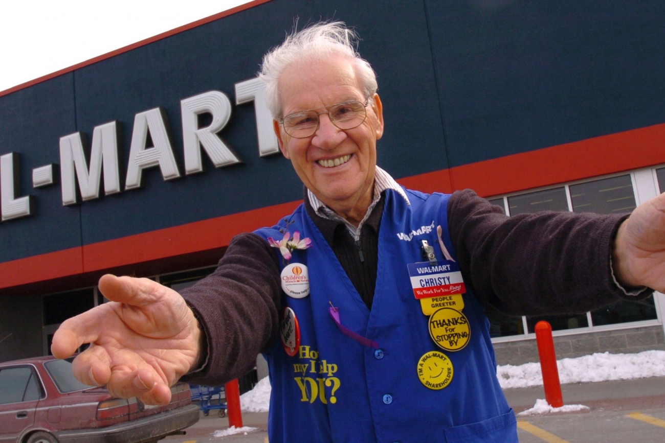 Wal Mart Greeter Blank Meme Template