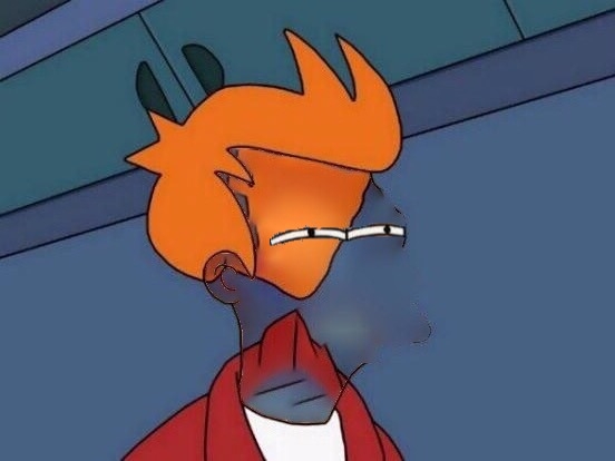 High Quality Invisible Futurama Fry Eyes Blank Meme Template