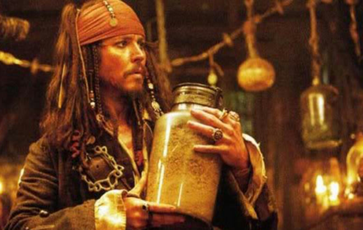 Jack Sparrow Jar of Dirt  Blank Meme Template
