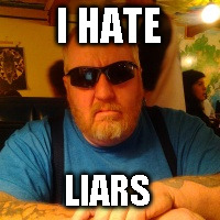 Mean Jay |  I HATE; LIARS | image tagged in mean jay | made w/ Imgflip meme maker