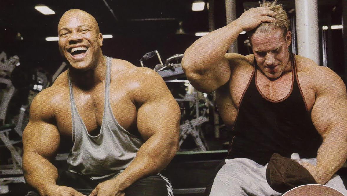 High Quality Bodybuilder laughing Blank Meme Template