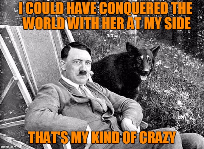 I COULD HAVE CONQUERED THE WORLD WITH HER AT MY SIDE THAT'S MY KIND OF CRAZY | made w/ Imgflip meme maker