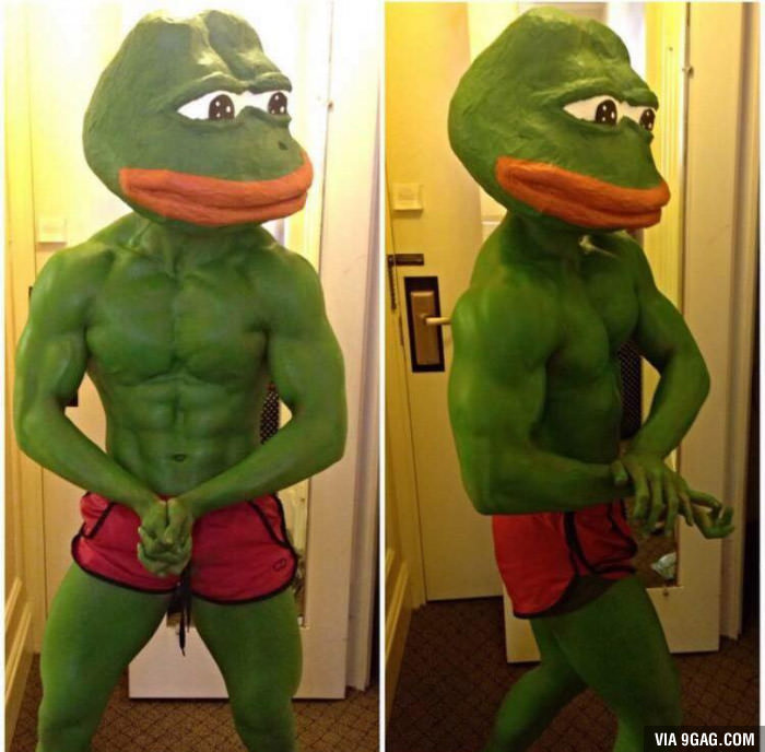Pepe Costume Blank Meme Template
