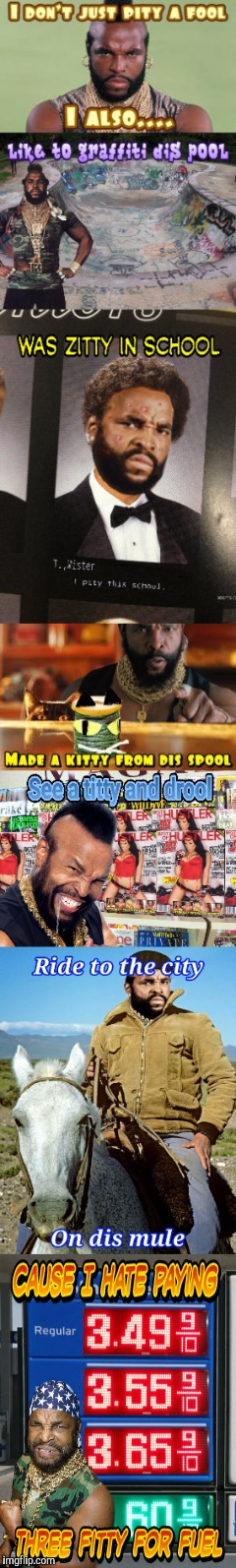 TFORTHEE | . | image tagged in mr t pity the fool,funny | made w/ Imgflip meme maker