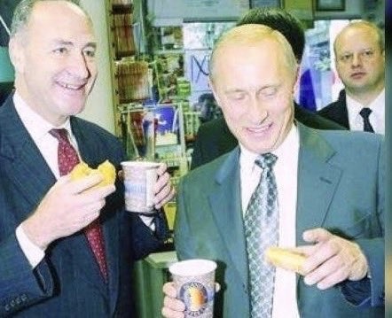 High Quality Schumer Putin Blank Meme Template