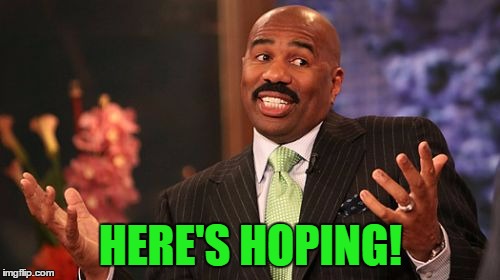 Steve Harvey Meme | HERE'S HOPING! | image tagged in memes,steve harvey | made w/ Imgflip meme maker