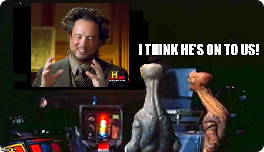I THINK HE'S ON TO US! | made w/ Imgflip meme maker