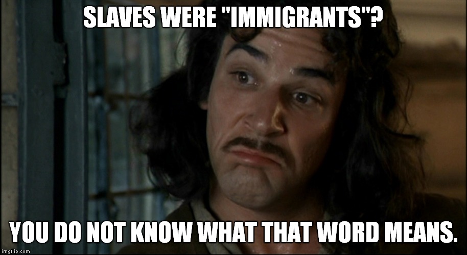 Immigrant Slaves? | SLAVES WERE "IMMIGRANTS"? YOU DO NOT KNOW WHAT THAT WORD MEANS. | image tagged in ben carson,trump immigration policy,slavery | made w/ Imgflip meme maker