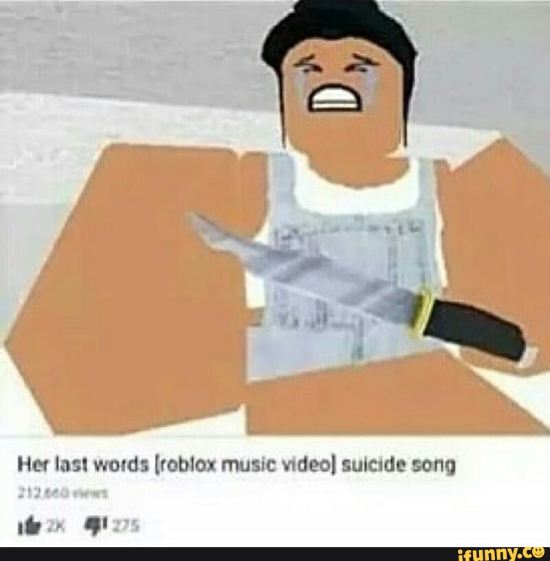 Roblox Suicide Blank Template Imgflip - roblox meme meme generator imgflip