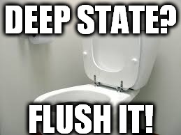flush the deep state | DEEP STATE? FLUSH IT! | image tagged in bilderberg,deep state,spooks | made w/ Imgflip meme maker