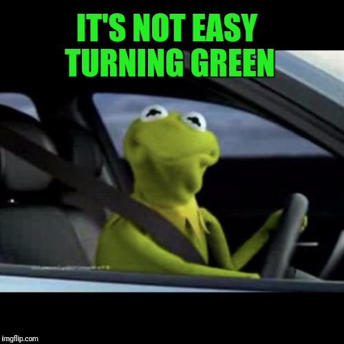 IT'S NOT EASY TURNING GREEN | made w/ Imgflip meme maker