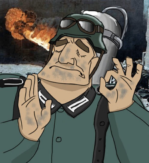 Pacha Flammenwerfer Blank Meme Template