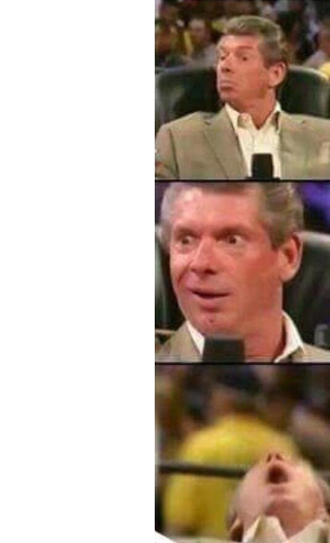Vince McMahon Blank Template Imgflip